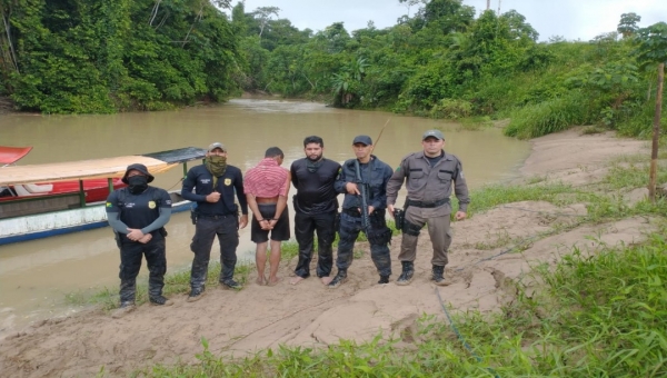 Polícia Civil prende ‘Fera do Seringal Canadá’, autor de três homicídios, sendo um deles de uma criança de 12 anos